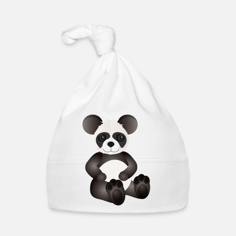 Petit panda sucré comme animal de compagnie Bonnet bio Bébé