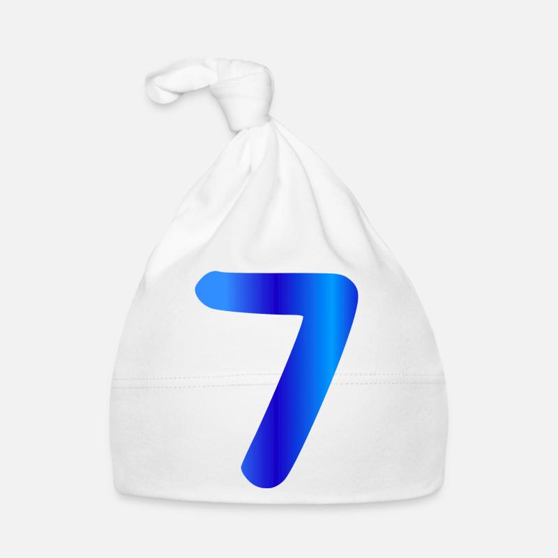 7 Jahre Geburtstag blue Baby Bio-Mütze
