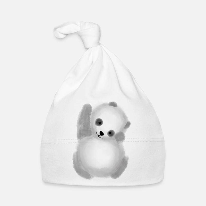Mignon petit bébé panda Bonnet bio Bébé