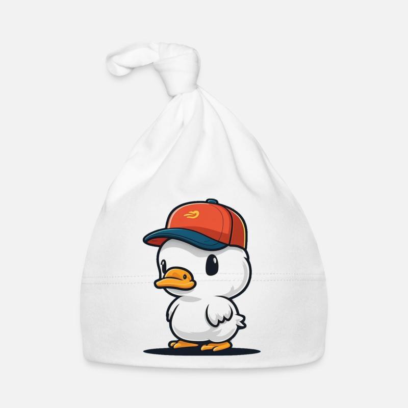 Cute duck 2 Organic Baby Cap