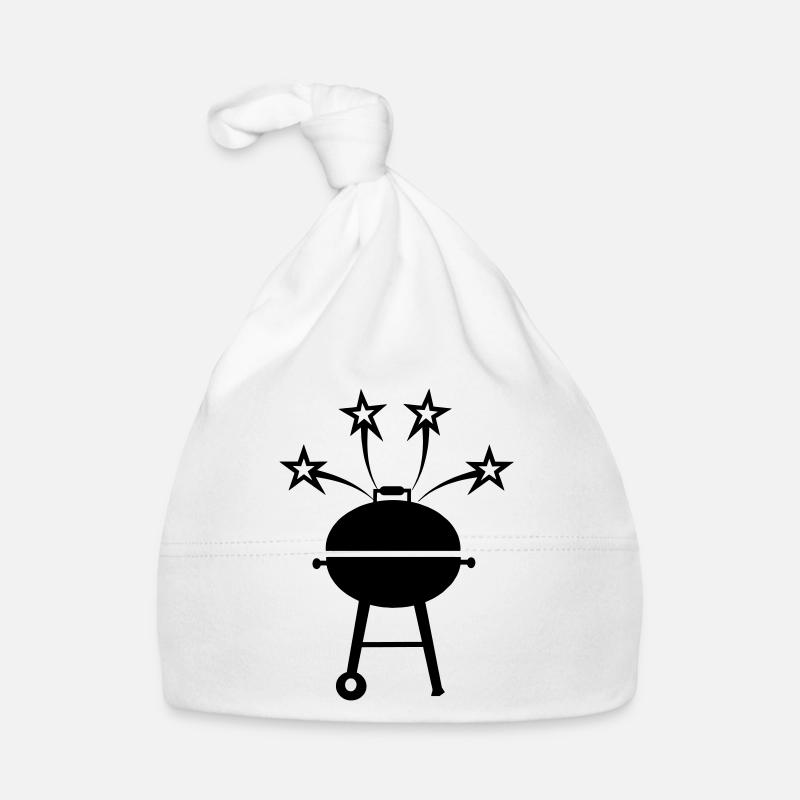 BBQ mit Sternen Baby Bio-Mütze