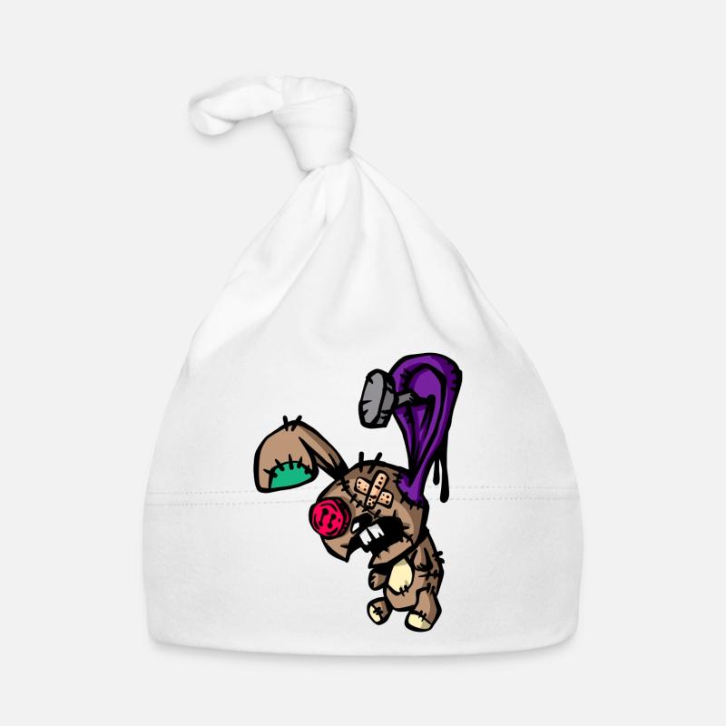 Poupée Voodoo lapin de paque Bonnet bio Bébé
