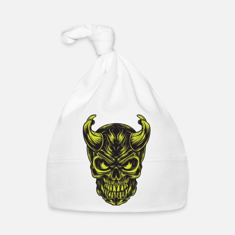 Schädel Baby Bio-Mütze