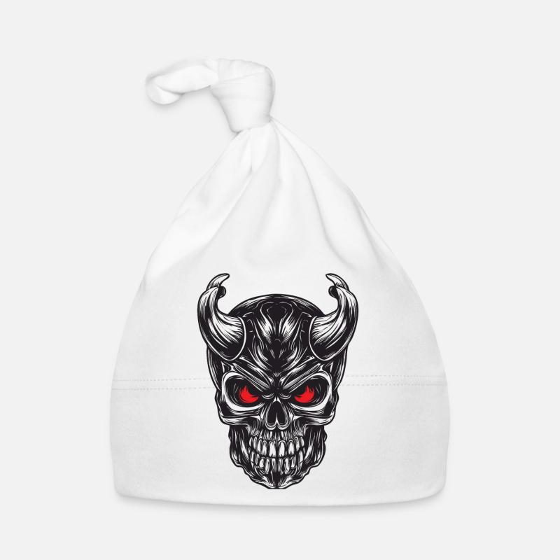 Schädel Baby Bio-Mütze