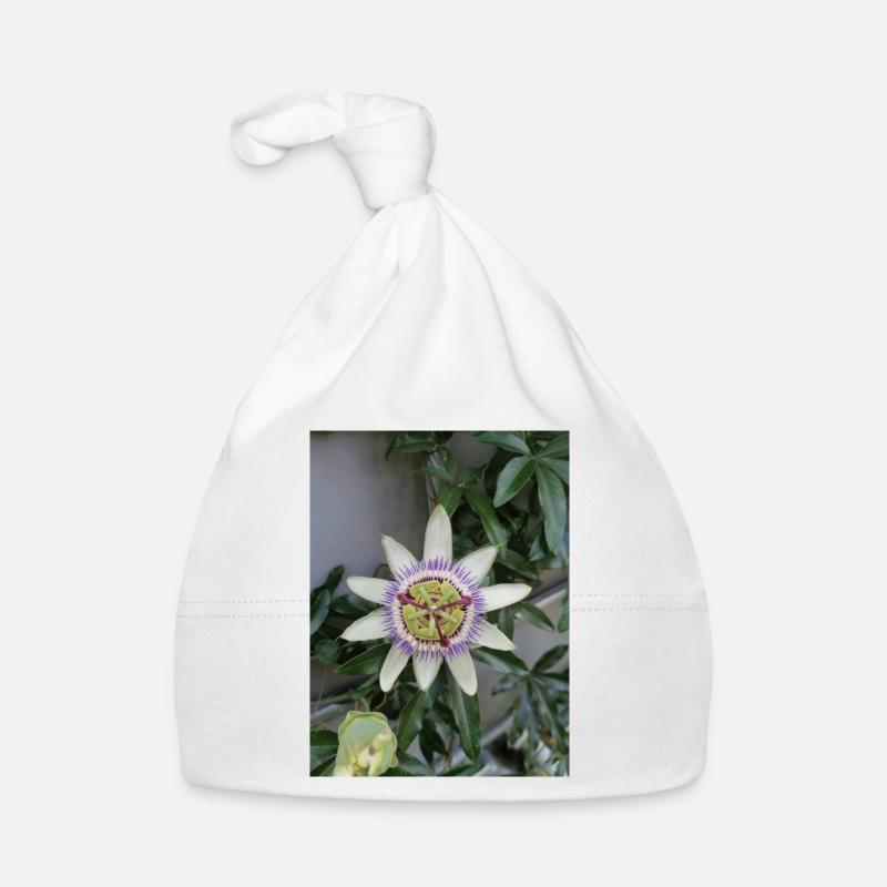 Passion Fruit Flower Passiflora Organic Baby Cap