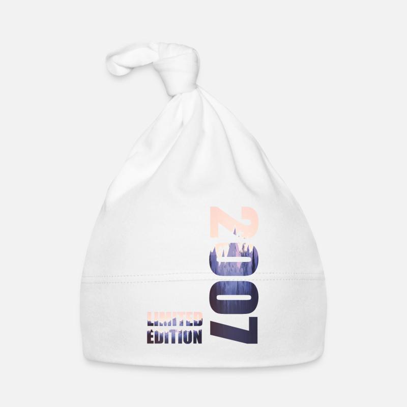 2007. Idée d’anniversaire de T-Shirt en édition limitée Bonnet bio Bébé