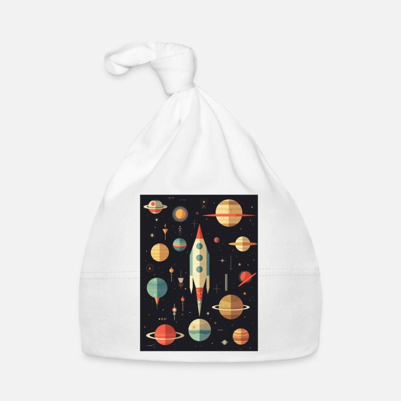 Rocket Launch Raketenstart Baby Bio-Mütze