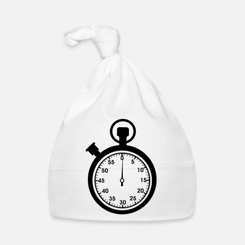 Stopwatch minute Organic Baby Cap