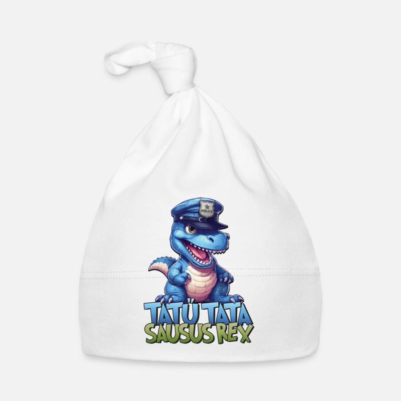 Polizei Kinder Dinosaurier T-Rex Dino Trex Baby Bio-Mütze