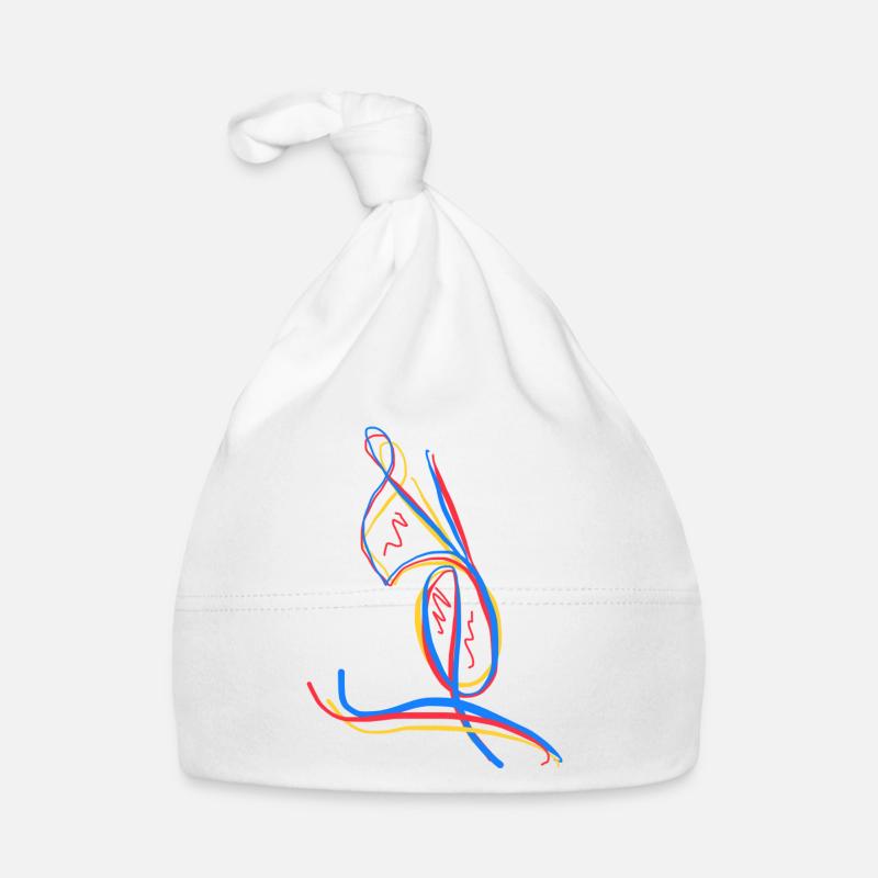 Fröhliche Buchstaben Baby Bio-Mütze