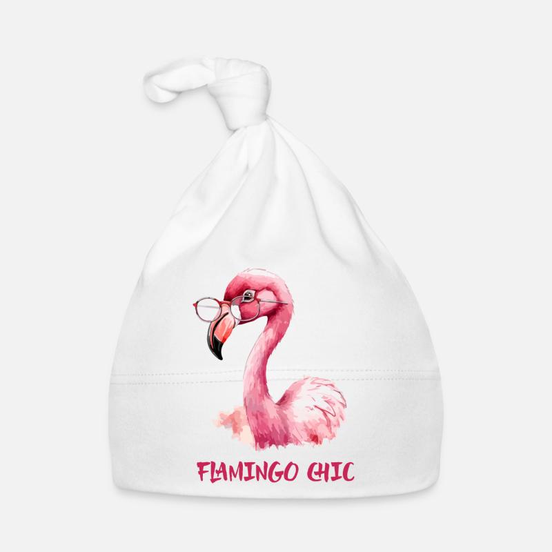Flamingo chic Organic Baby Cap