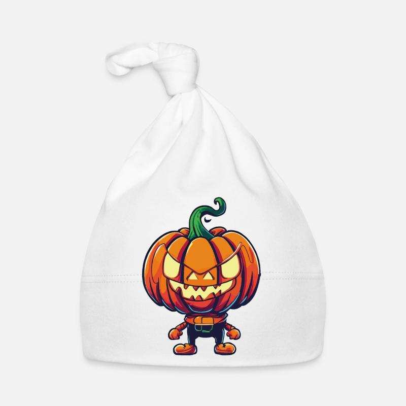 Halloween-Kürbis Baby Bio-Mütze