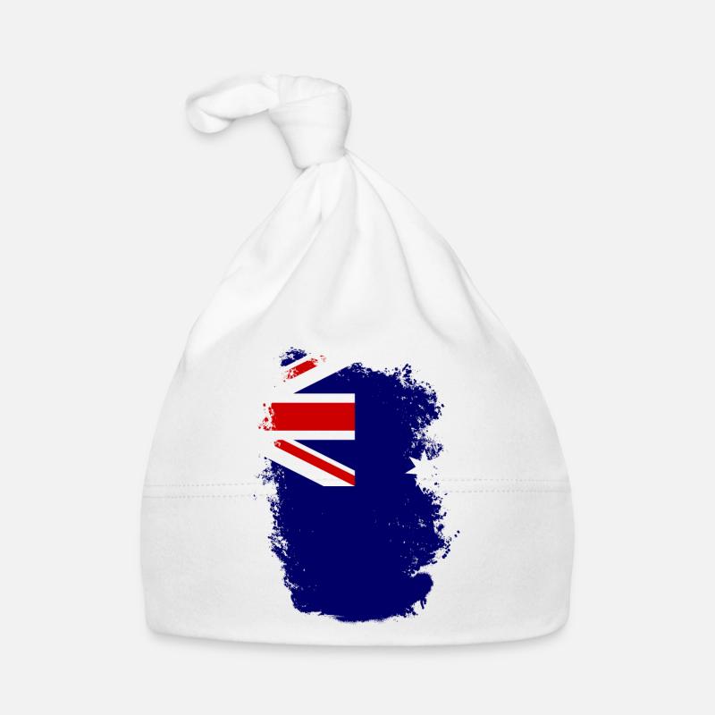 Drapeau australien sous drapeau australien Bonnet bio Bébé