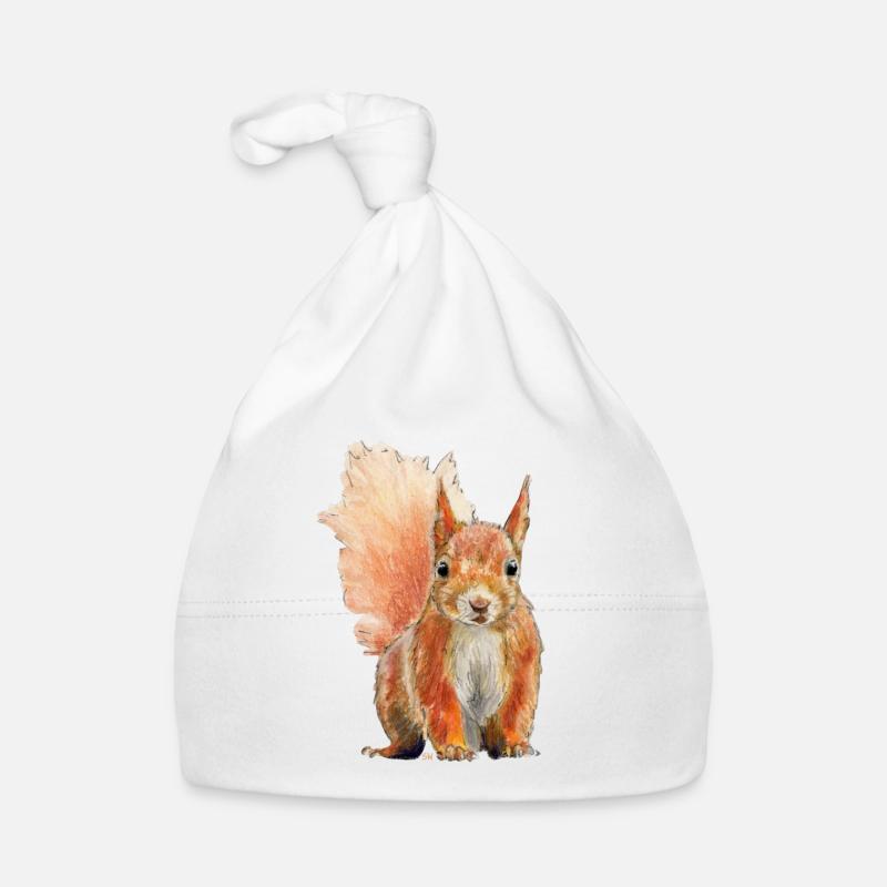 Eichhörnchen Baby Bio-Mütze