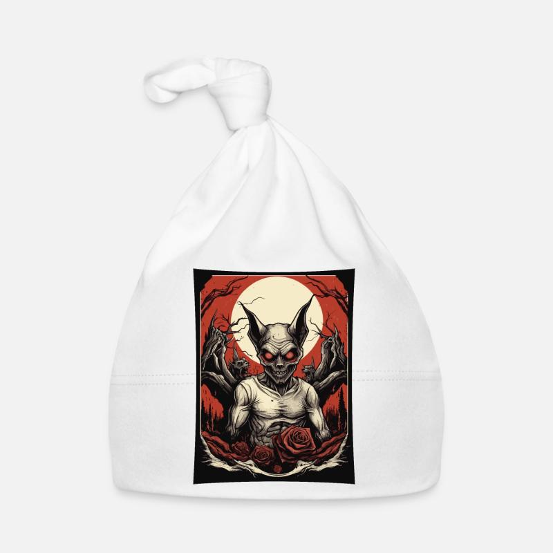 Hell Demon Organic Baby Cap