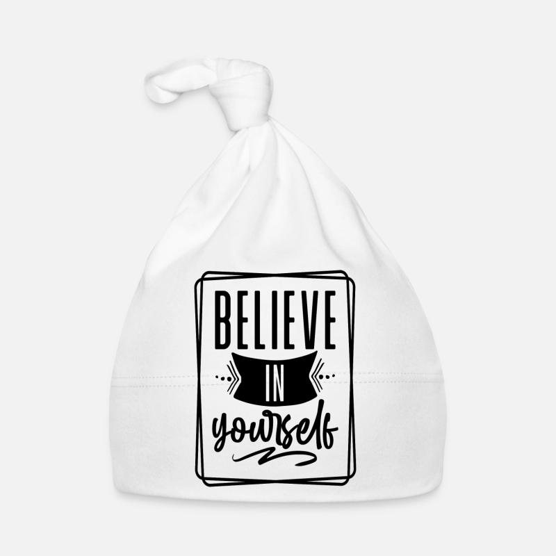 Believe in yourself Baby Bio-Mütze