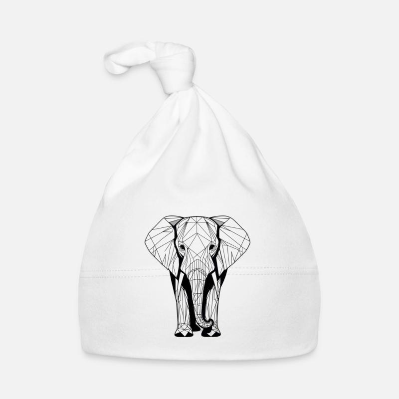 Modern elephant Organic Baby Cap