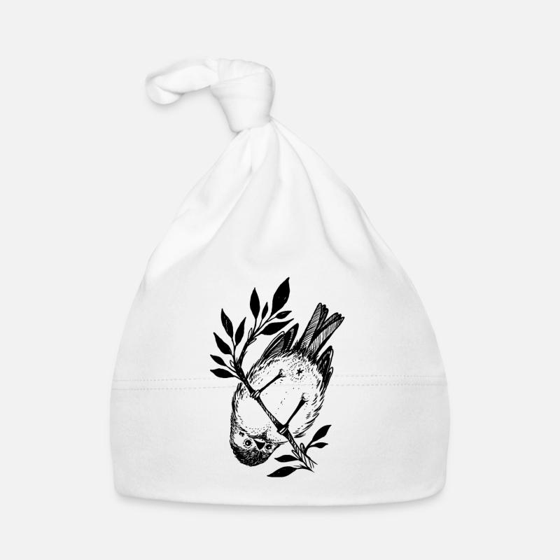 Kleiner frecher Vogel Baby Bio-Mütze
