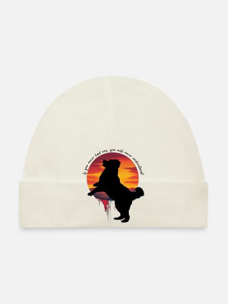 Bernese mountain dog - Organic Baby Cap - white - Front