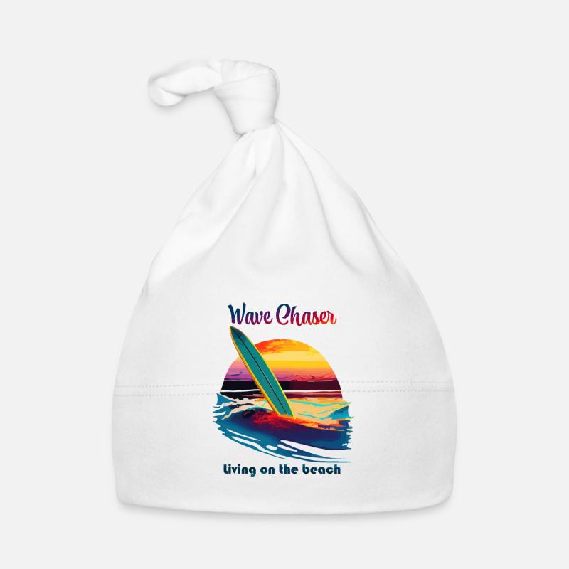 Wave chaser, living on the beach Bonnet bio Bébé