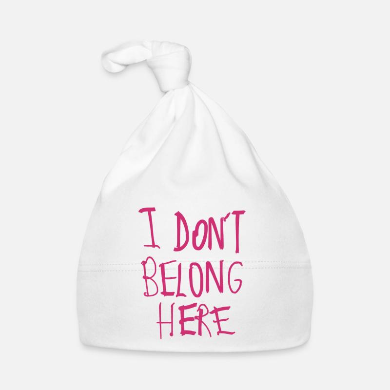 I don’t belong here Baby Bio-Mütze