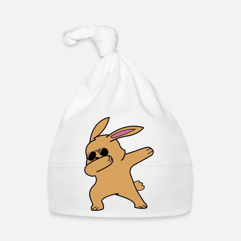 dabbing rabbit Baby Bio-Mütze