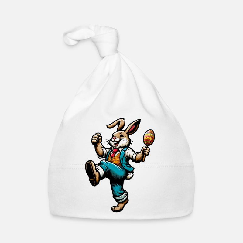 Easter Bunny Singing Organic Baby Cap