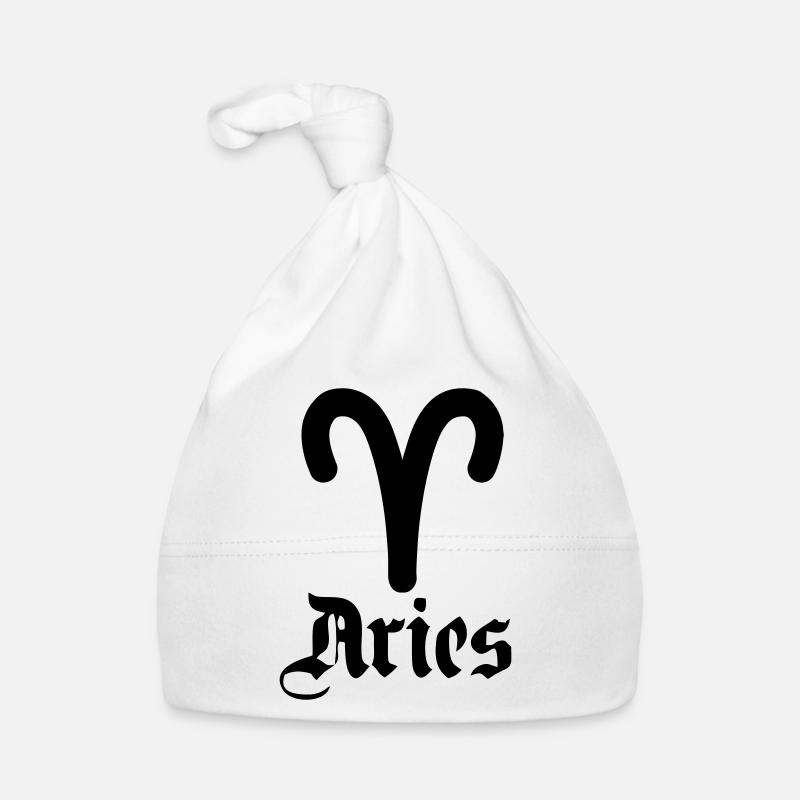 Sternzeichen Logo Widder Baby Bio-Mütze
