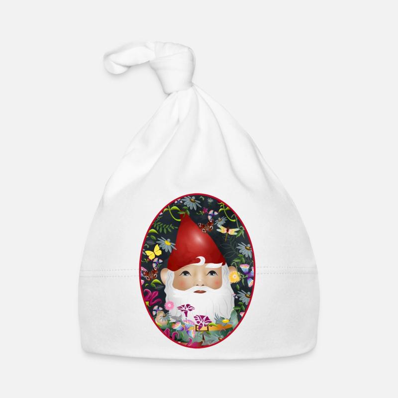 zauberhafter niedlicher Gartenzwerg Blumen Garten Baby Bio-Mütze