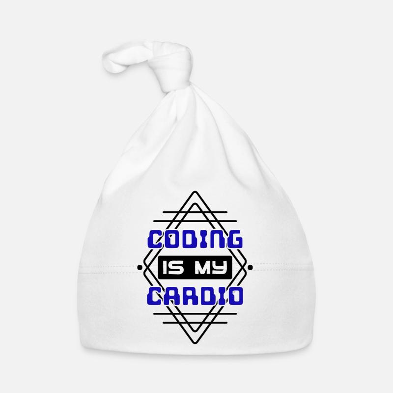 Cooler Spruch Developer Coden Programmierer Code Baby Bio-Mütze