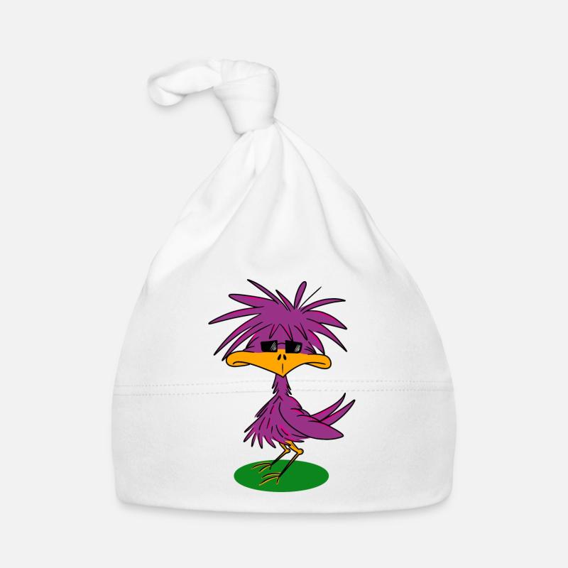 Funky bird Organic Baby Cap