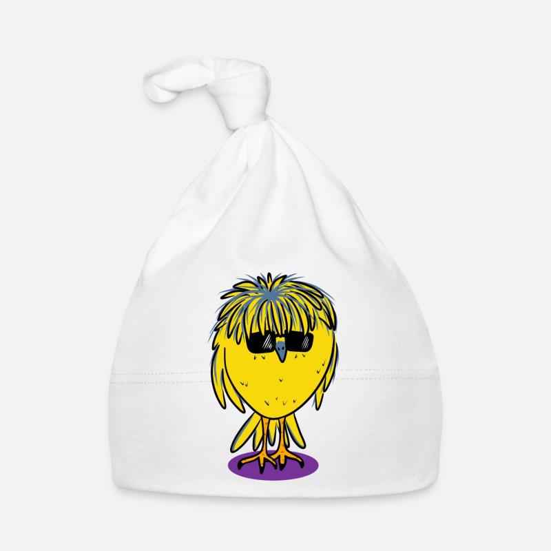 "B" Vogel Baby Bio-Mütze