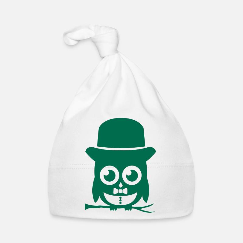 owl sir 01 copy Organic Baby Cap