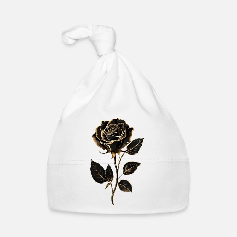 Rose noire Bonnet bio Bébé
