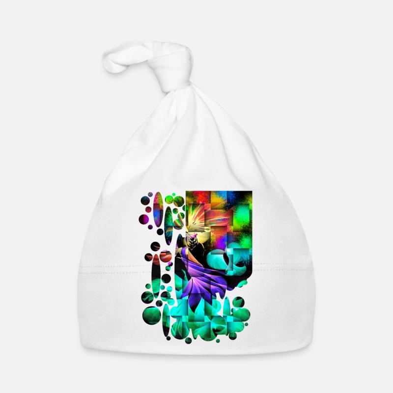 Fantasy Dance Fireworks Organic Baby Cap