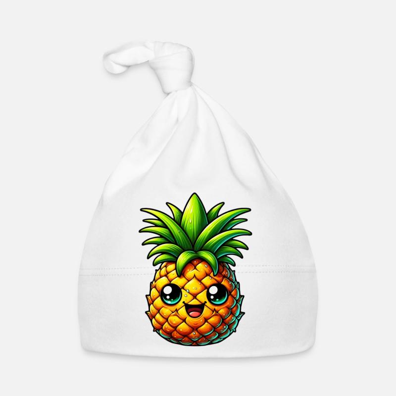 Ananas Baby Bio-Mütze