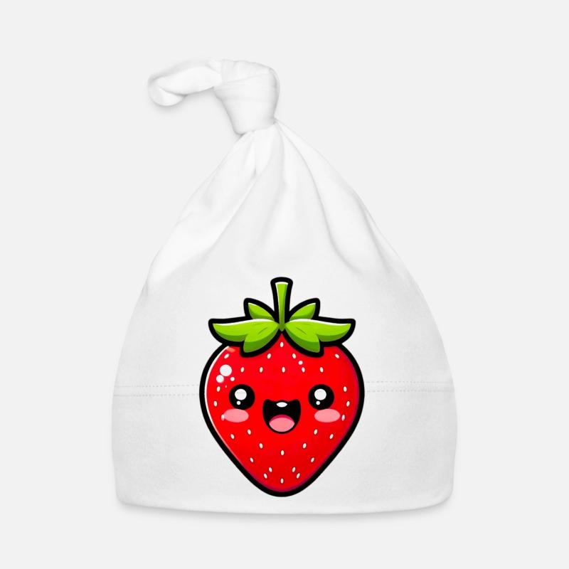 Erdbeeren Erdbeeren Baby Bio-Mütze