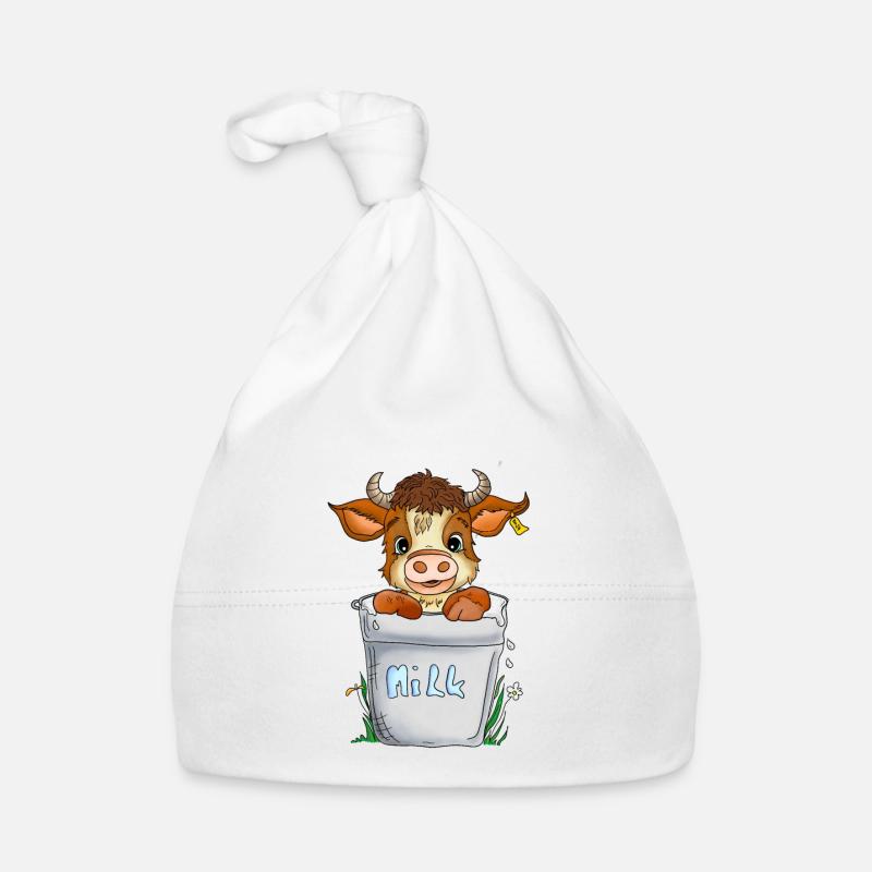 Vache joyeuse Bonnet bio Bébé