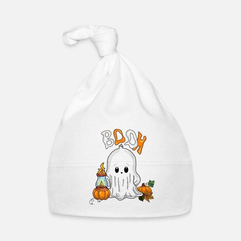Fantôme - Bonnet bio Bébé - blanc