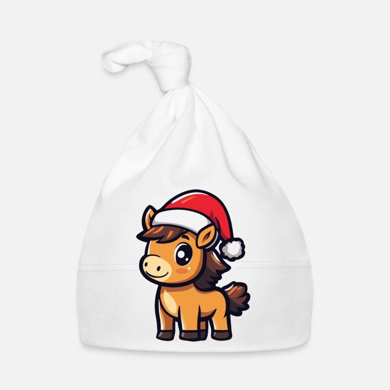 Cheval Noël Bonnet bio Bébé
