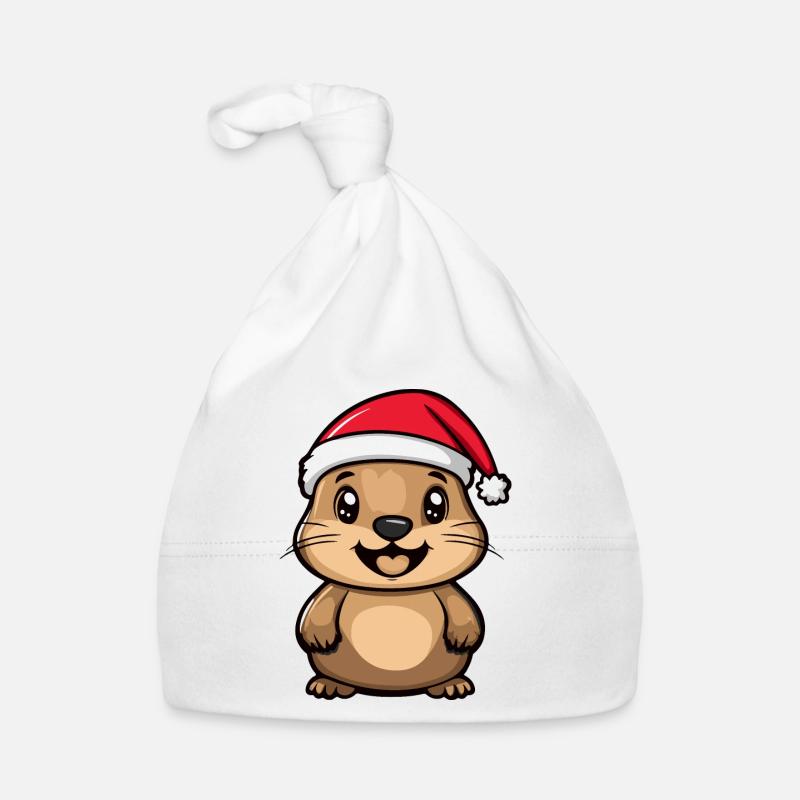 Noël du castor Bonnet bio Bébé
