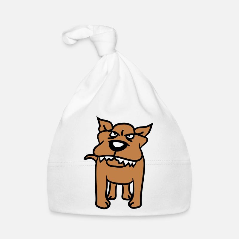 Chien, Monstre, Maléfique, Dangereux, Loup, Dents acérées Bonnet bio Bébé