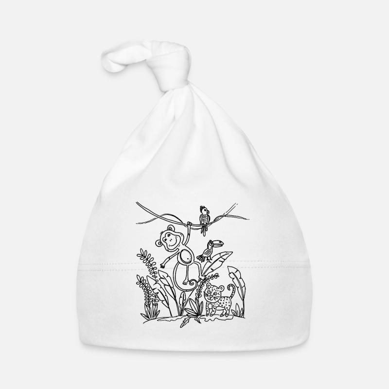 Urwald Spass Baby Bio-Mütze