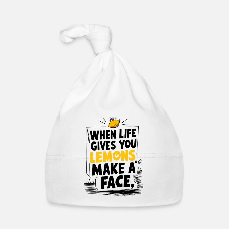 Faites un visage Bonnet bio Bébé