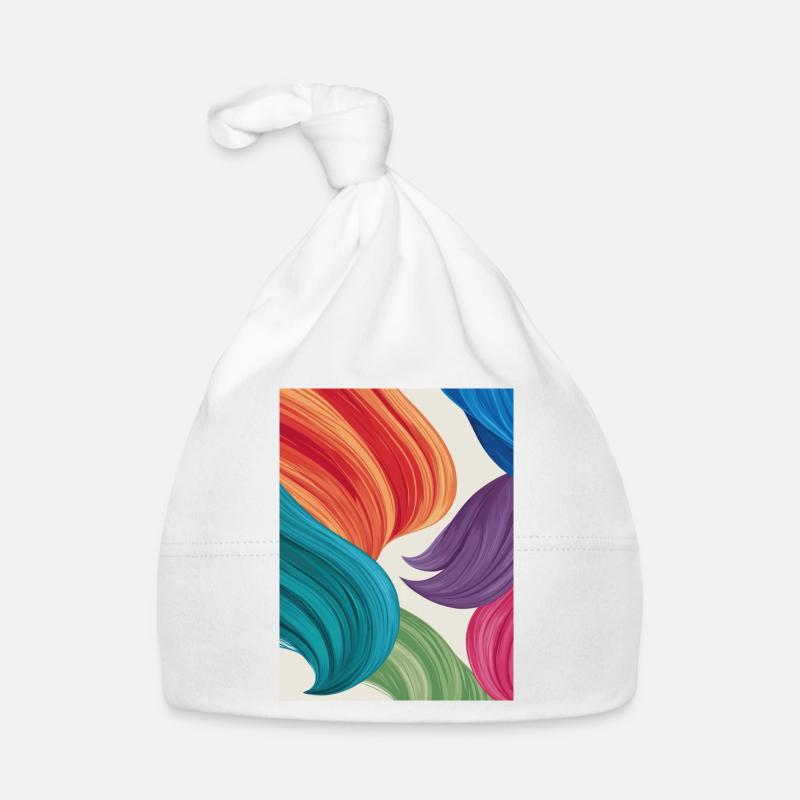 Federleichte Farben Baby Bio-Mütze
