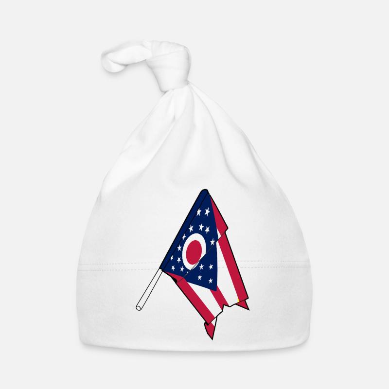 Flagge von Ohio Baby Bio-Mütze