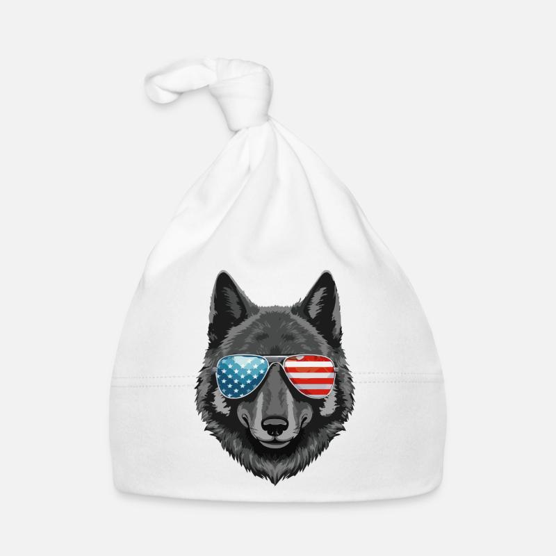Wolf head usaventures Bonnet bio Bébé
