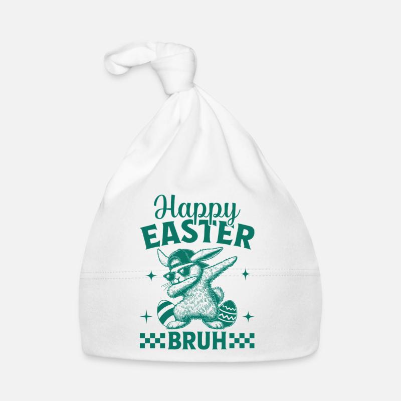 Happy Easter Bruh Baby Bio-Mütze