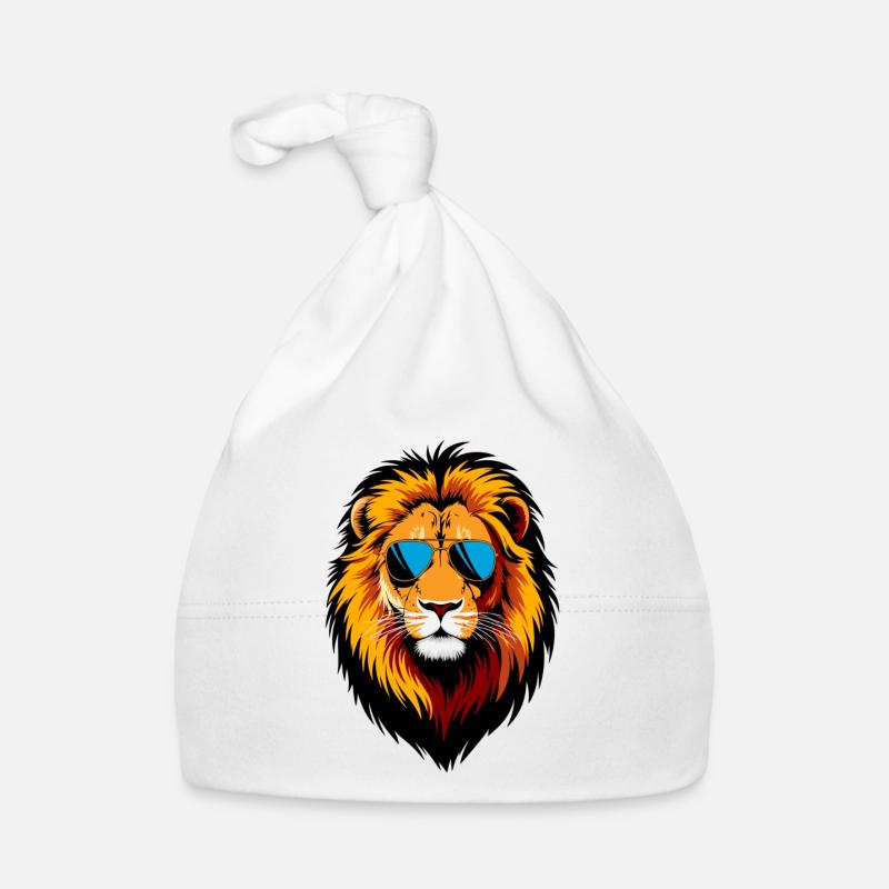 Lion Cool : Le roi de la savane en mode branché Bonnet bio Bébé