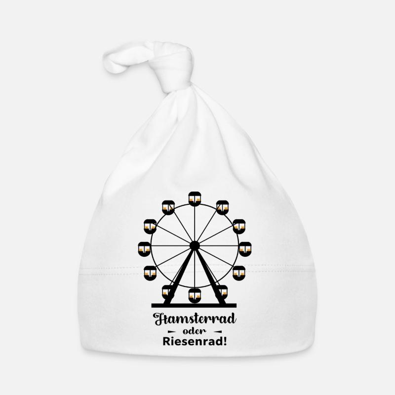 Hamsterrad oder Riesenrad Baby Bio-Mütze